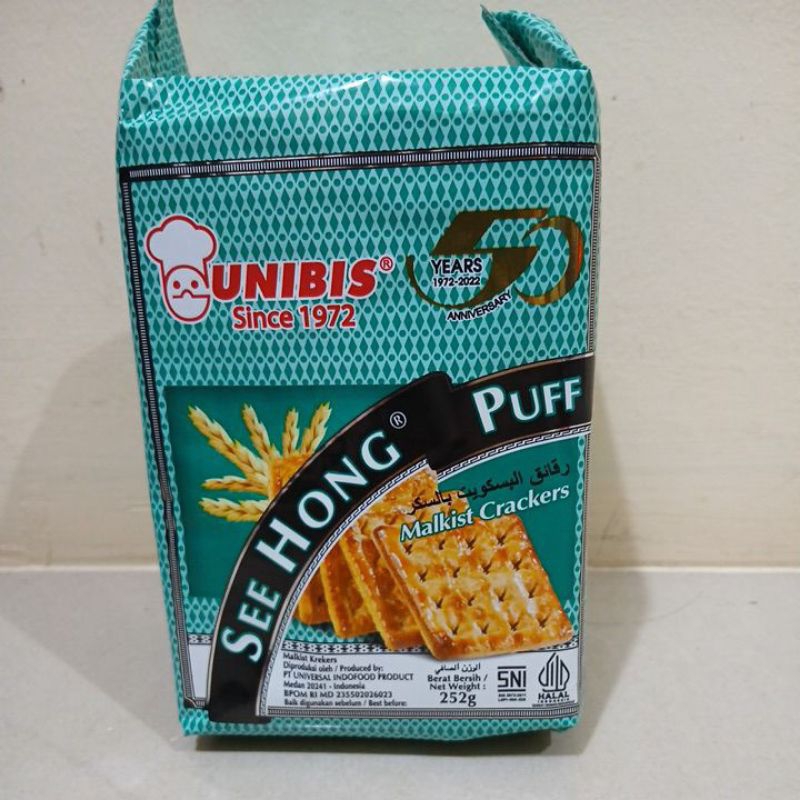 

ROTI UNIBIS GULA SEE HONG PUFF CAP UNIBIS 252 GRAM