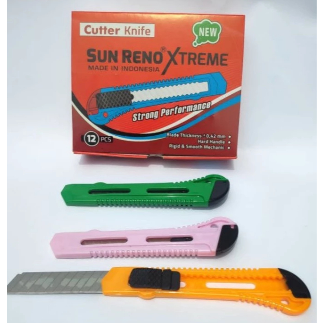 

Pisau Cutter Besar Warna Sun Reno