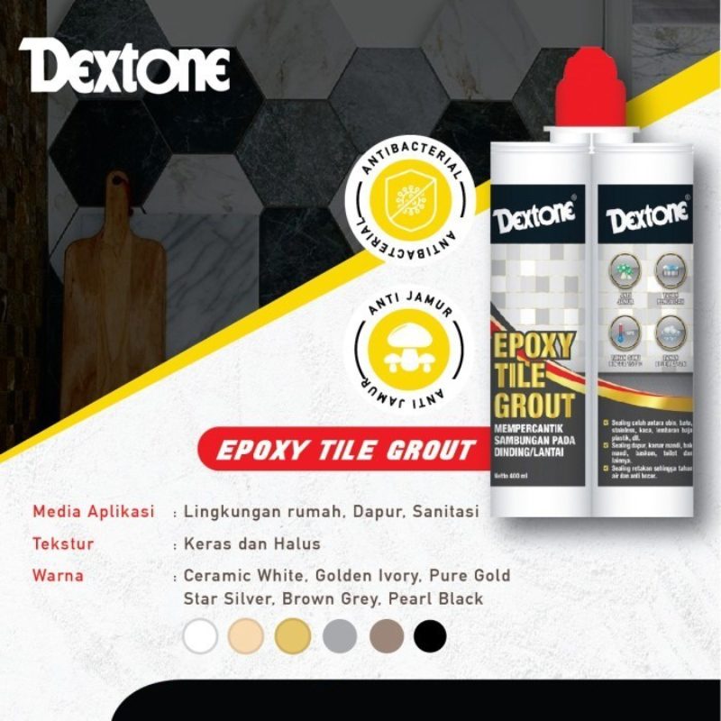 Dextone Epoxy Glue Tile Grout 400 ml Lem Nat Epoxy