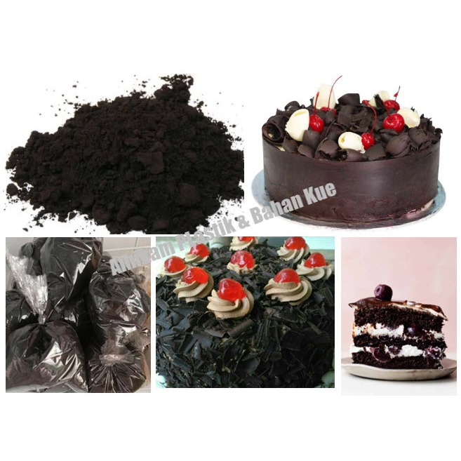 

African Black Cokelat Bubuk Hitam / Blackforest 100gr