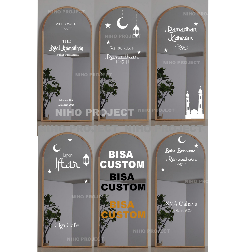 

Stiker Wedding sign mirror Stiker wedding Stiker akrilik Stiker kaca