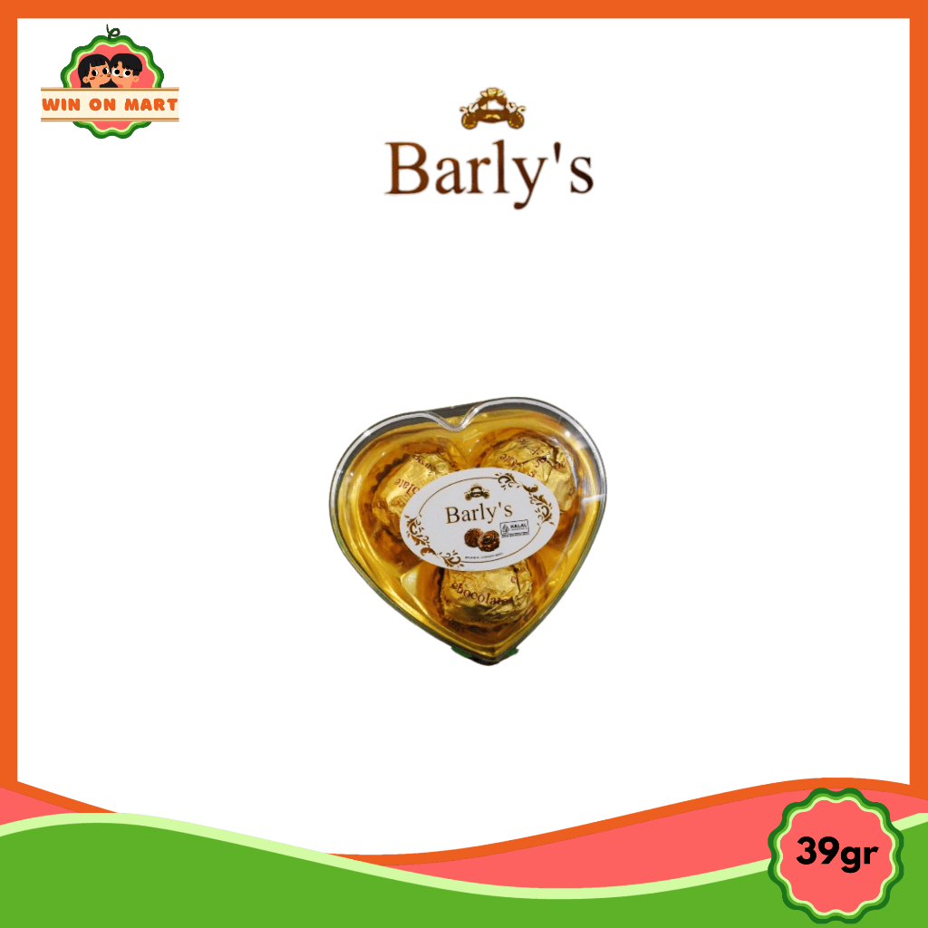 

QH Coklat Barly's 312gr & 39gr Peanut Chocolate Ball Ribbon Love