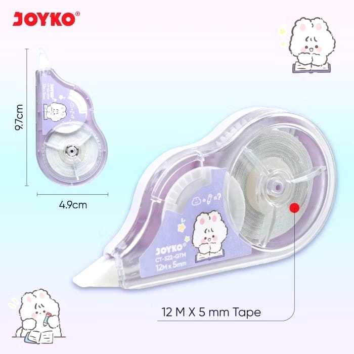 

Pita Koreksi Correction Tape Joyko CT-522 Sweet Dessert