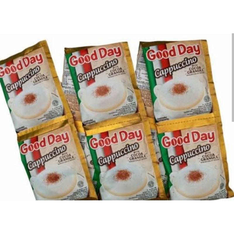 

Good Day Cappucino Sachet (isi 10 Sachet)|Kopi Good Day Cappucino 25 g