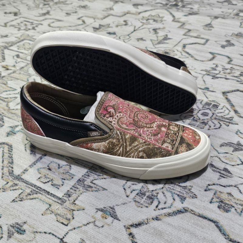 Vans Vault 2020 OG Classic Slip On LX Granny's Rug Kangaroo (ORIGINAL BNIB RESMI PT NAVYA)