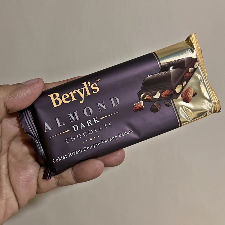 

Cokelat Beryl's [READYSTOCK EXP 10/25] INSTAN SAMEDAY JABODETABEK | Beryl's Almond Dark Chocolate Bar (90g) | Cokelat Batangan Beryls, Cokelat Malaysia Halal, Signature Oleh-Oleh Jastip Malaysia