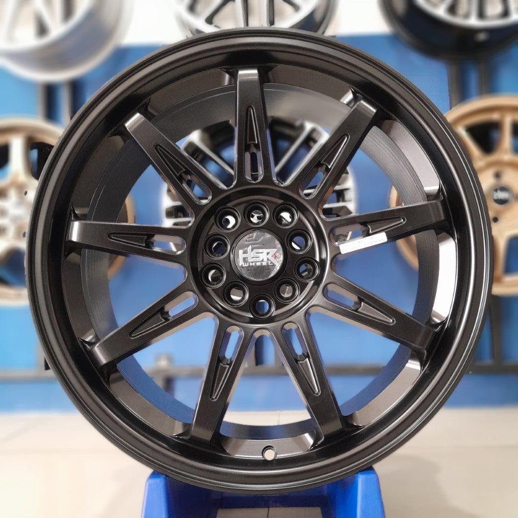 Velg mobil xtrail ring 18 hsr tikala r18 black pelak mobil rush xpander innova