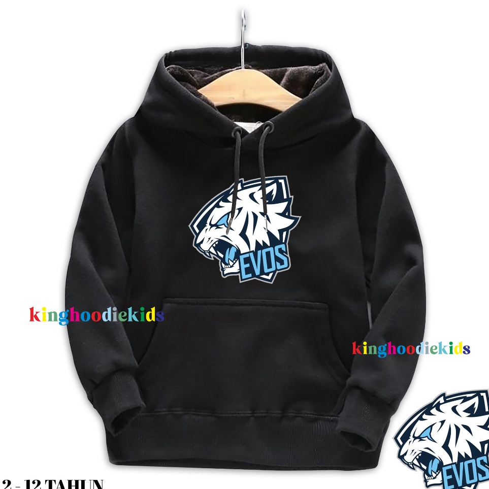 KODE R98Q Jaket Anak Hoodie Anak Laki Laki Perempuan Gambar Evos Umur 2 Sampai 3 4 5 6 7 8 9 1 11 12