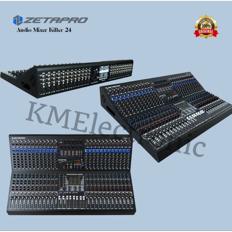 Mixer Audio analog 24 Channel Zetapro Killer 24 / Zetapro mixer Killer 24 original
