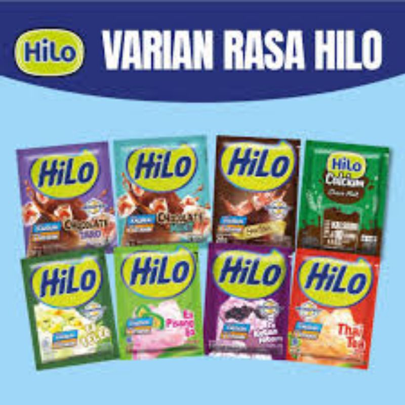 

Hilo Calcium choco malt sachet / minuman serbuk rasa coklat tinggi kalsium dan multivitamin 14 gr