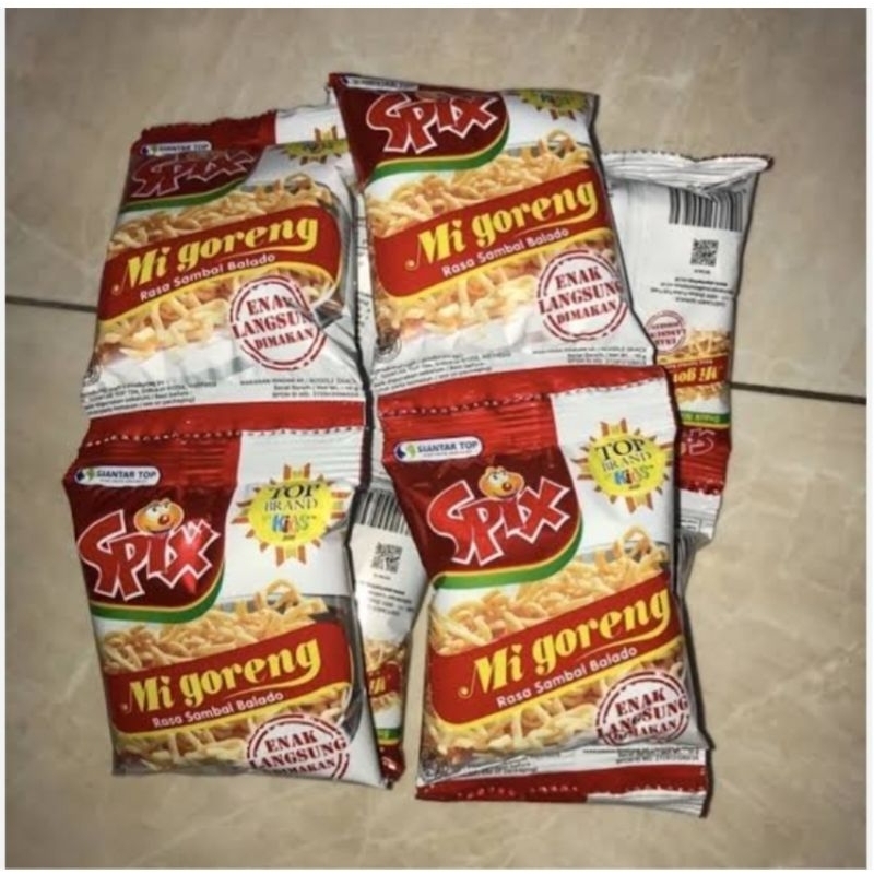 

Jajanan Jadul Spix Mie Goreng ( 1renceng 10pcs x 10gram )