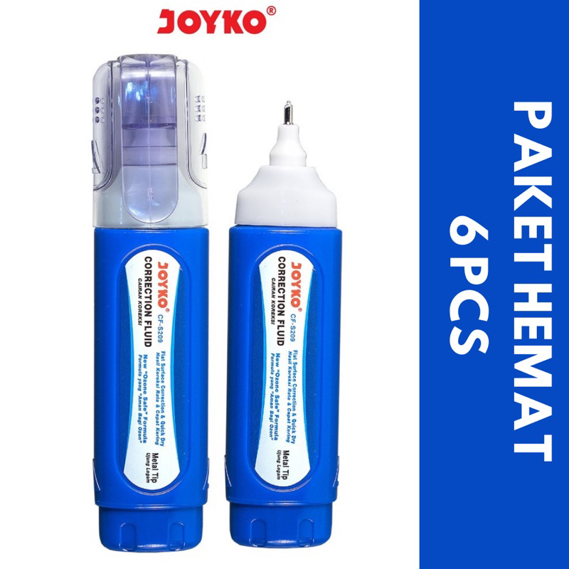 

TerlarissssSss !!!! Correction Fluid Cairan Koreksi Penghapus Cair Joyko CF-S209 (PAKET 6 PCS) !!!