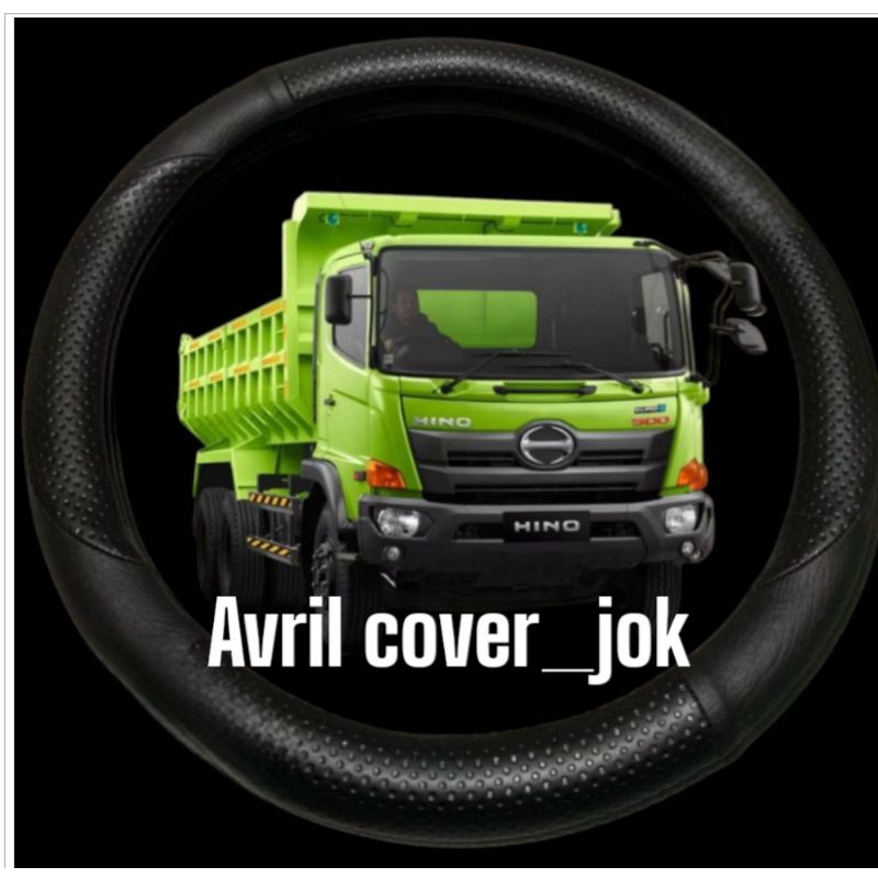 sarung stir/cover stir kulit sintetis FUSO HINO RANGER cover stir variasi stir