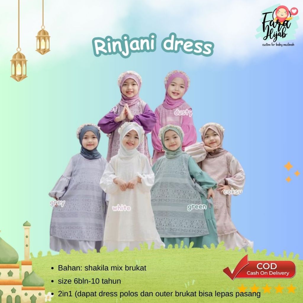 Rinjani dress | dress anak | dress bayi | viola kids