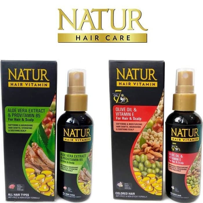 Natur vitamin rambut ginseng & vitamin E / aloe vera & provitamin B5 80 ml