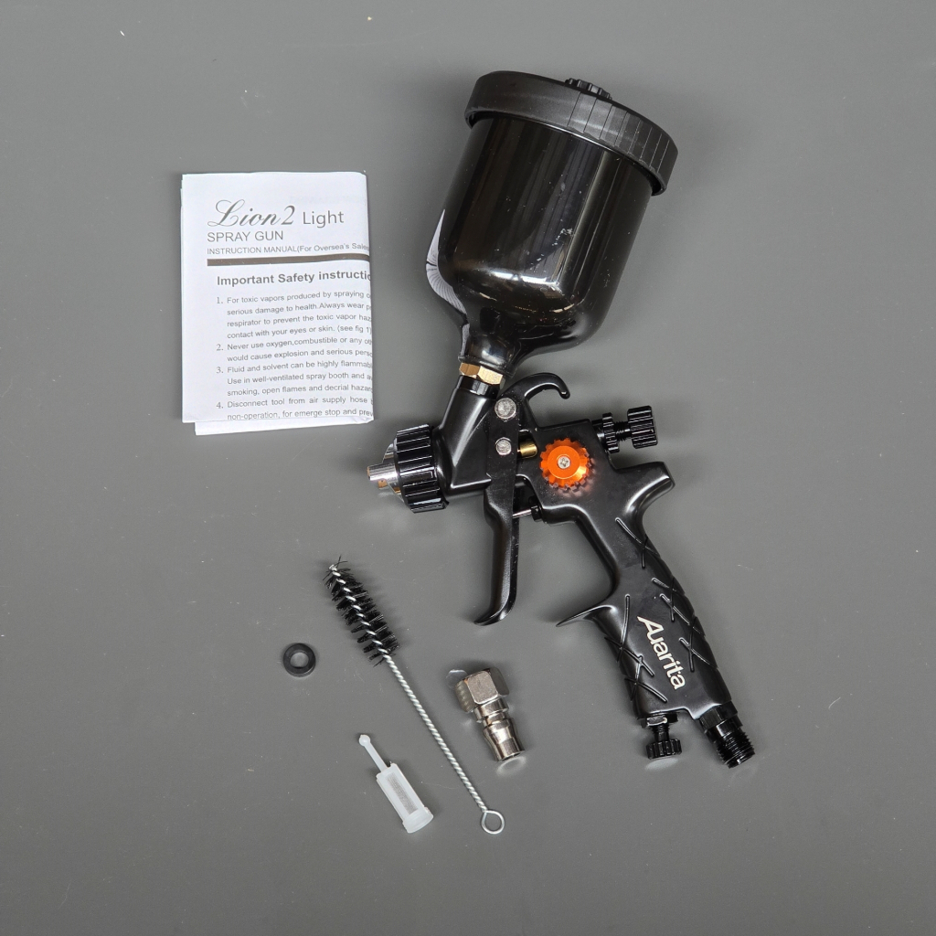 AUARITA LION-2 LIGHT HVLP ORIGINAL NOZZLE 0.8MM & 1.0MM / SPRAYGUN HVLP