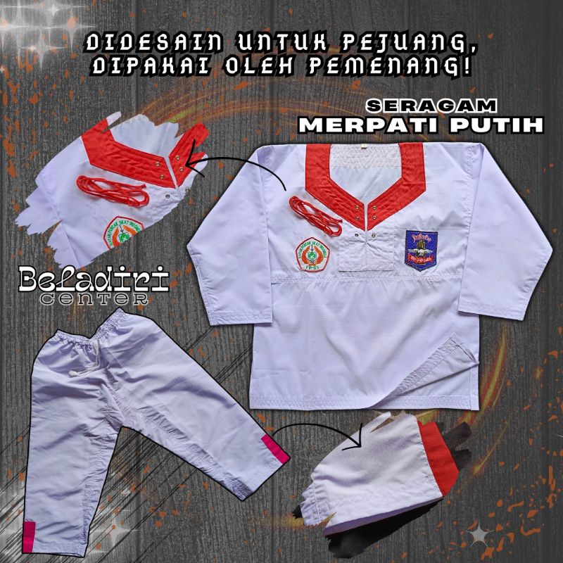 Seragam Pencak Silat Merpati Putih Tunas