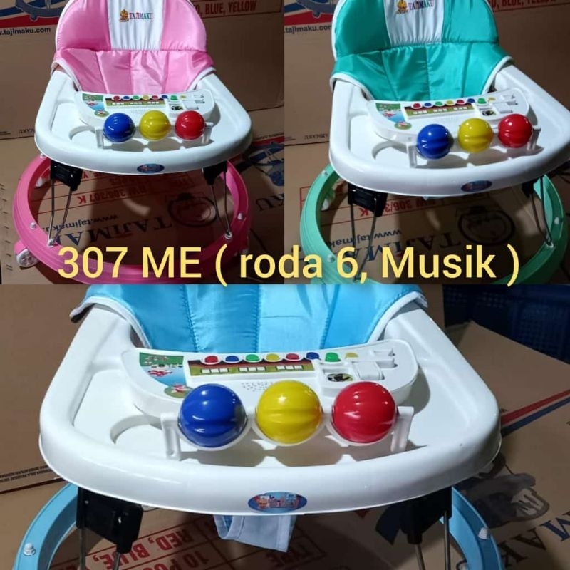 OBRAL Baby Walker tajimaku 307+musik apollo/alat bantu jalan anak/balita