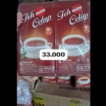 Teh celup sosro isi 15 / teh celup sosro isi 30