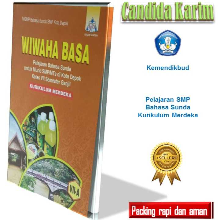 Buku Bahasa Sunda Kelas 7A Wiwaha Basa Kurikulum Merdeka