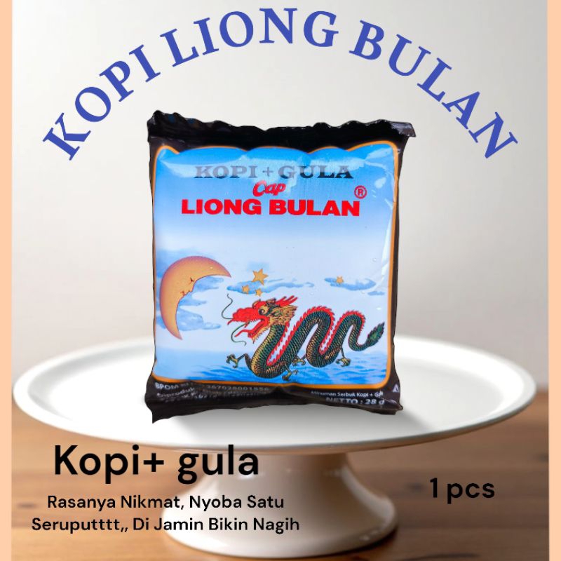 

Kopi+gula cap liong bulan(kopinya mantap rasanya nikmat)