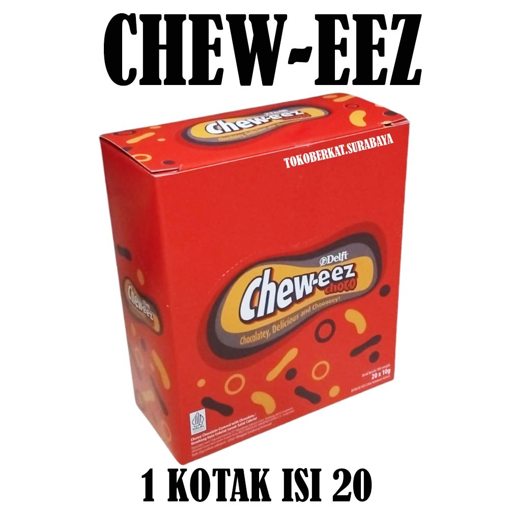 

DELFI CHEWEEZ CHEW-EEZ CHOCO KOTAK ISI 20