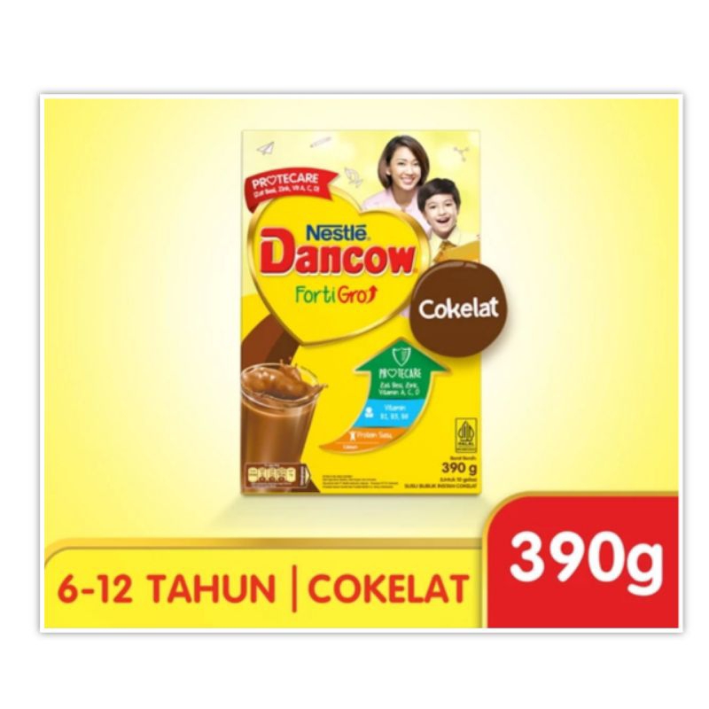 

Dancow Fortigro Cokelat 390 gr Susu Bubuk Anak