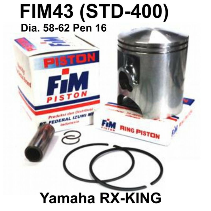 Seher Piston Fim 43 RX King Pin 16