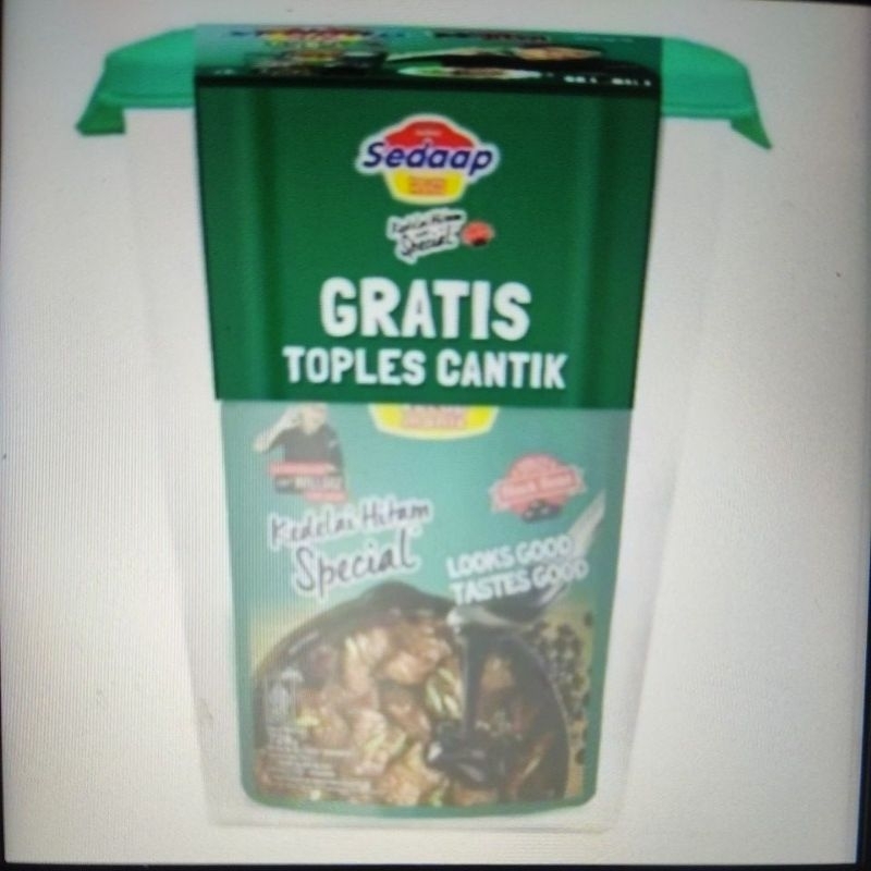

sedaap kecap kedelai hitam520ml free lunch box.