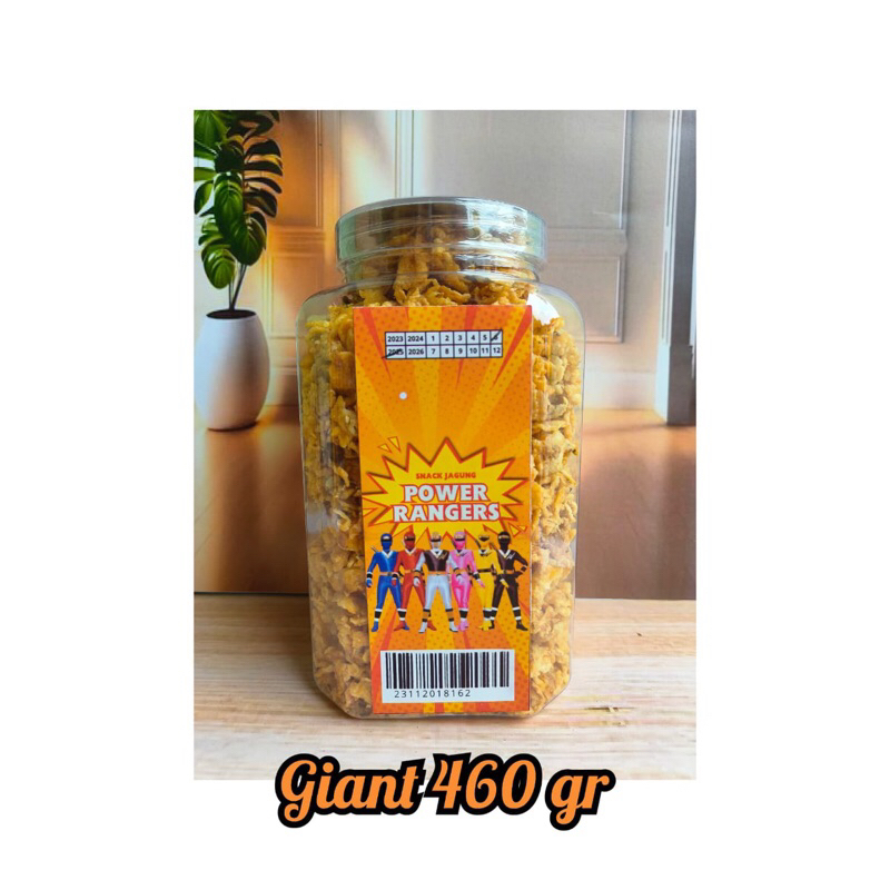 

Snack power rangers toples besar