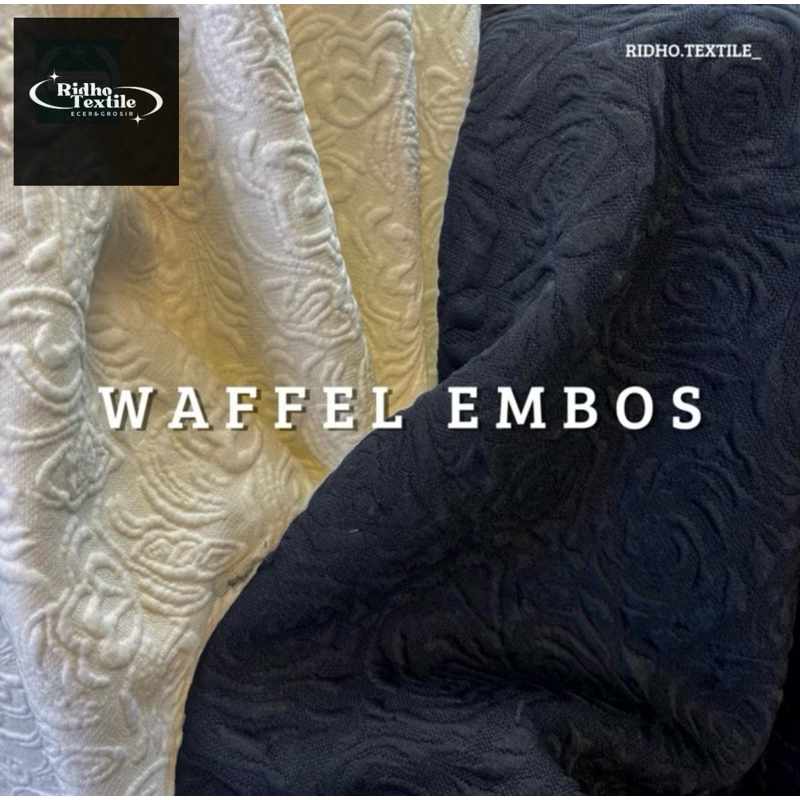 BAHAN/KAIN KNITTING WAFFLE EMBOSS GARMENT