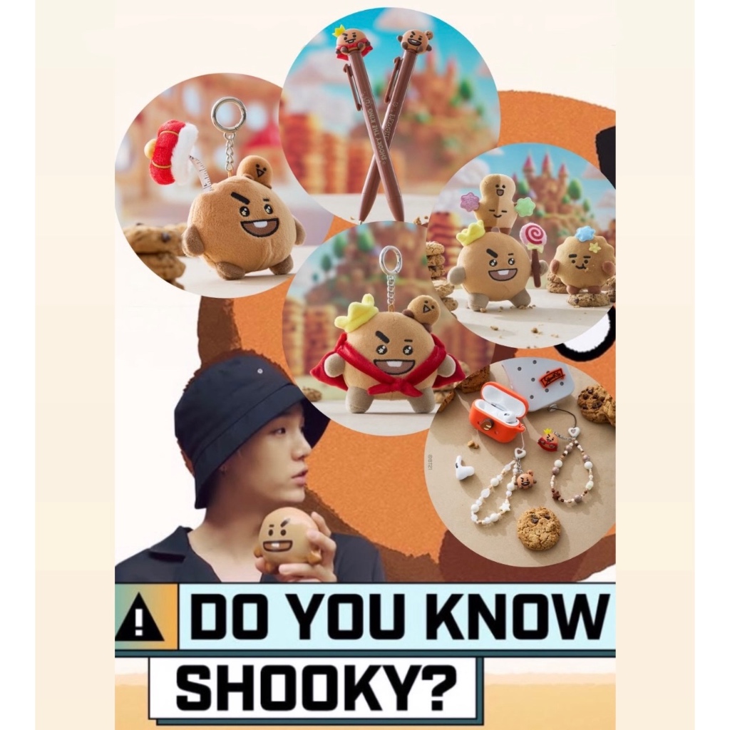 SUGA SHOOKY THE KING EDITION SHOOKY PLUSH DOLL BAG CHARM PHONE STRAP BT21 BEADS IPHONE SAMSUNG ANDRO