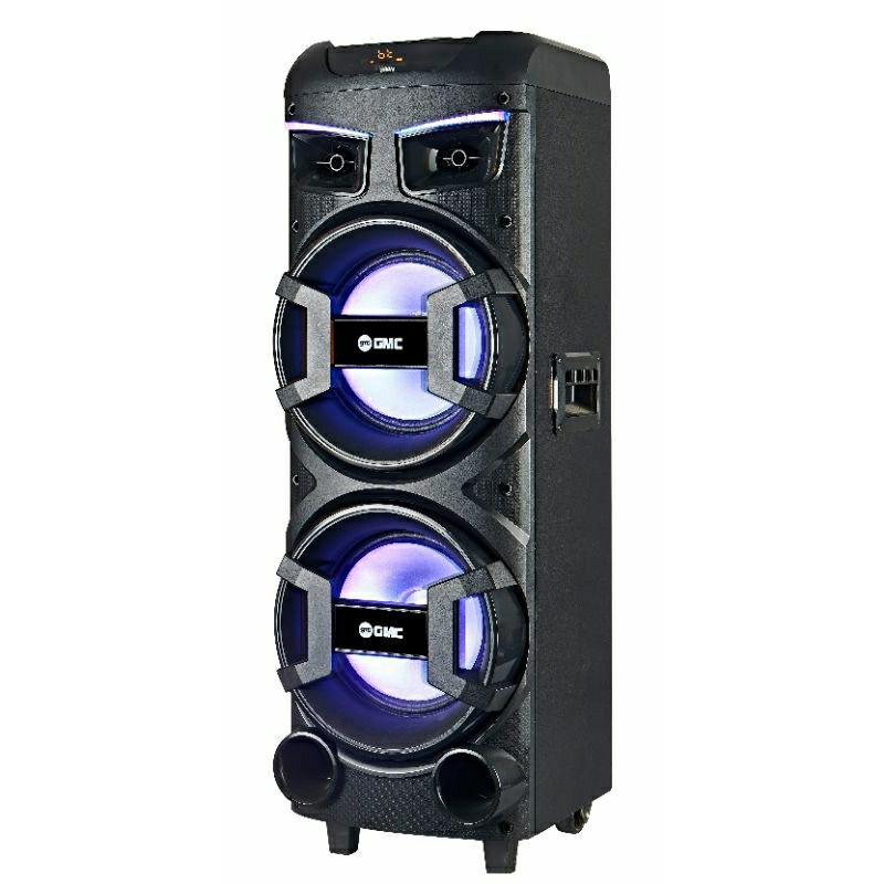 Speaker portable 10inch x 2 gmc 899N Speaker karaoke gmc 899N mic wireless