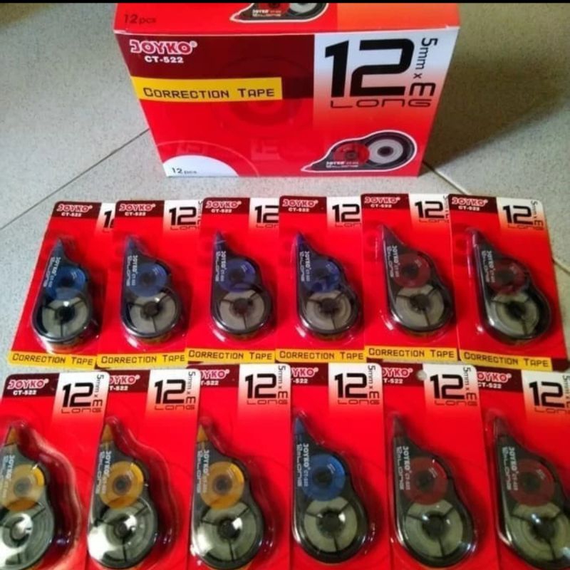 

CORRECTION TAPE JOYKO CT-522 (MM x 12M)