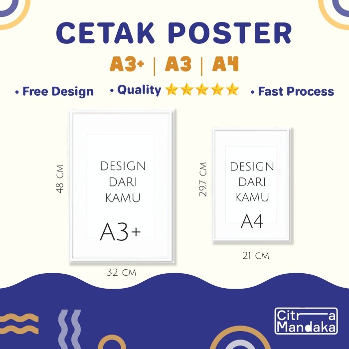 Print Cetak A3 Hvs Art Paper Art Cartoon Linen