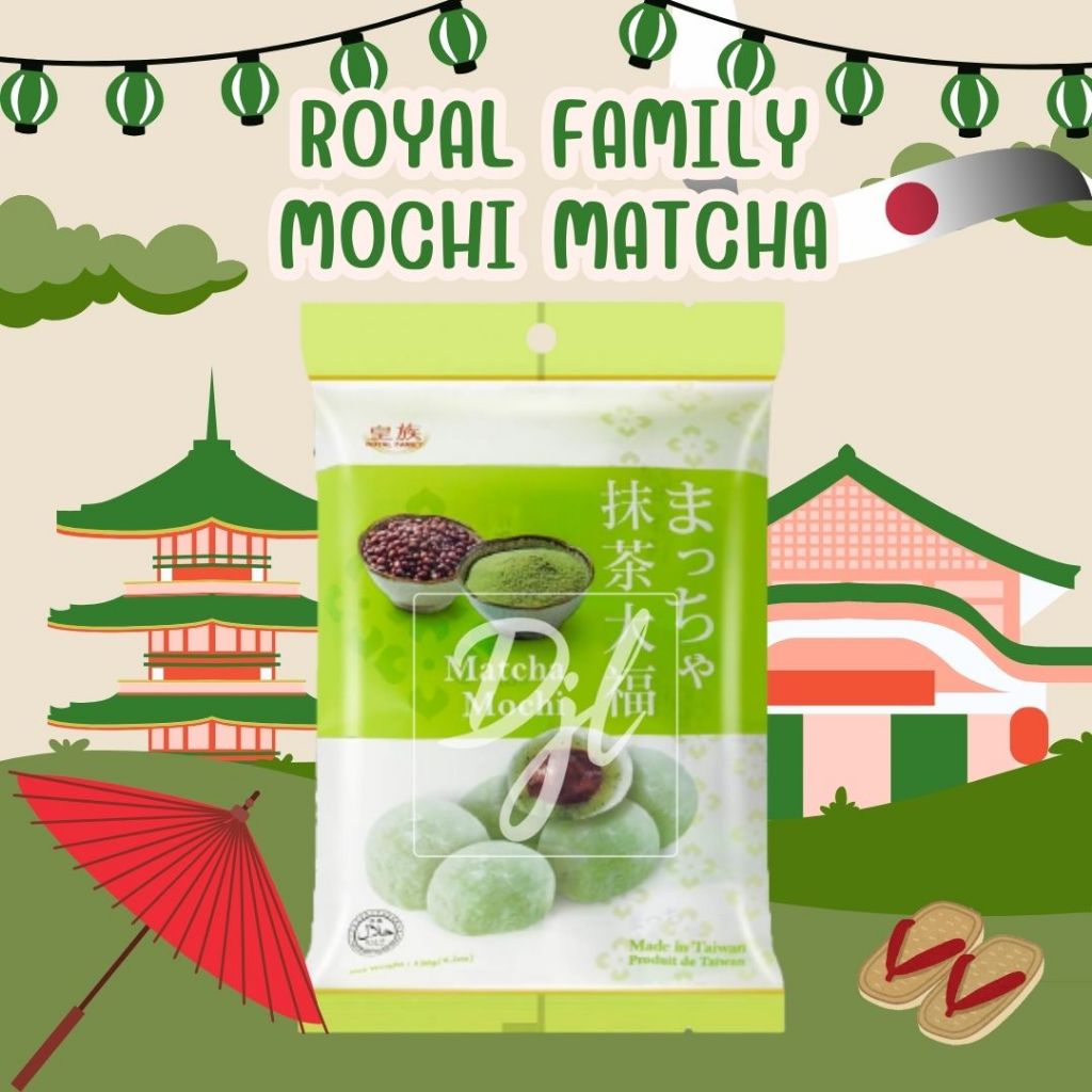 

Royal Family Kue Mochi Matcha 1 Pak