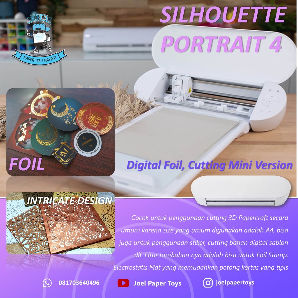 

Silhouette Portrait 4 - (Mesin Cutting A4)