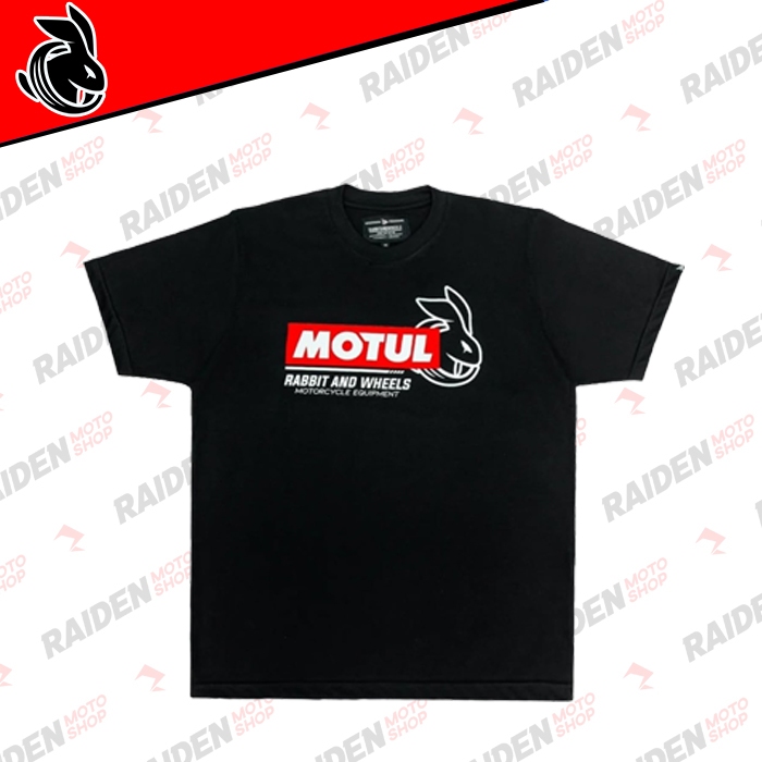 Rabbit And Wheels X Motul Tshirt Black