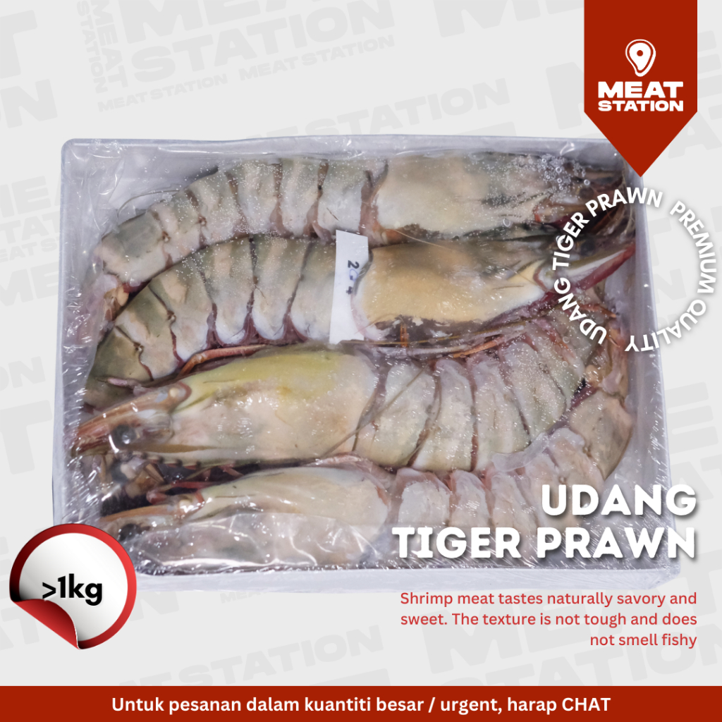 

Udang Tiger Prawn 1kg / Udang Frozen