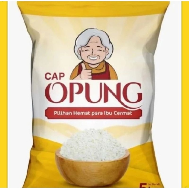 

Beras premium punel Cap Opung