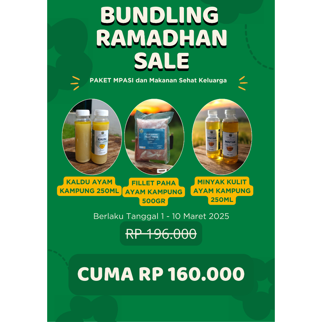 

PAKET BUNDLING DAN PROMO RAMADHAN SALE AYAM KAMPUNG ASLI - KAMPOENG SEJATI