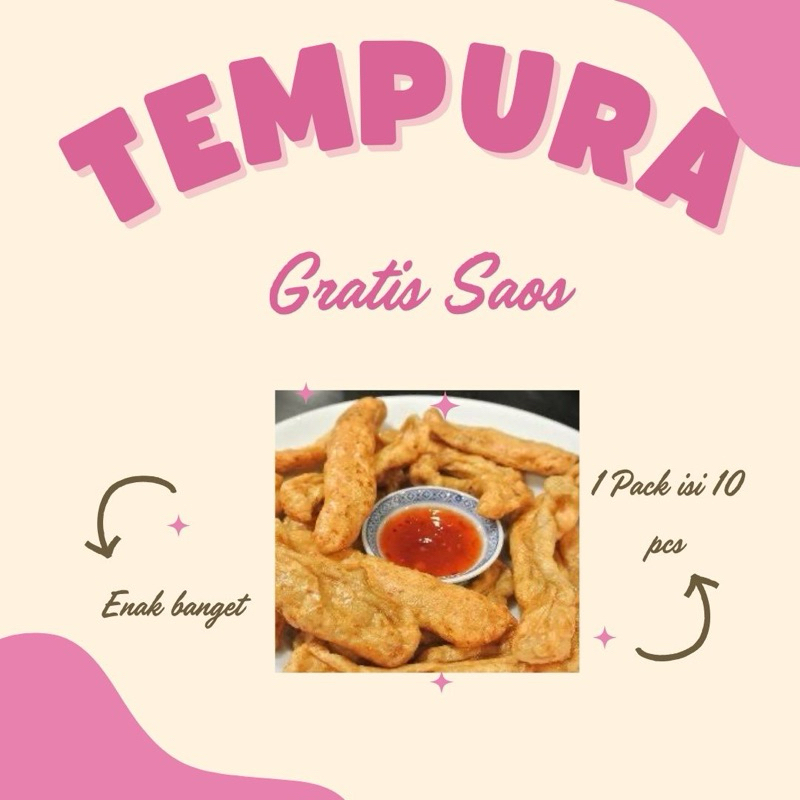 

( ONLY INSTAN) TEMPURA ENAK FREE SAOS