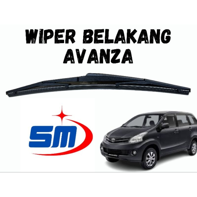 Wiper Wifer Belakang Toyota Avanza 2012-2014 Garansi 1 Tahun Berkualitas