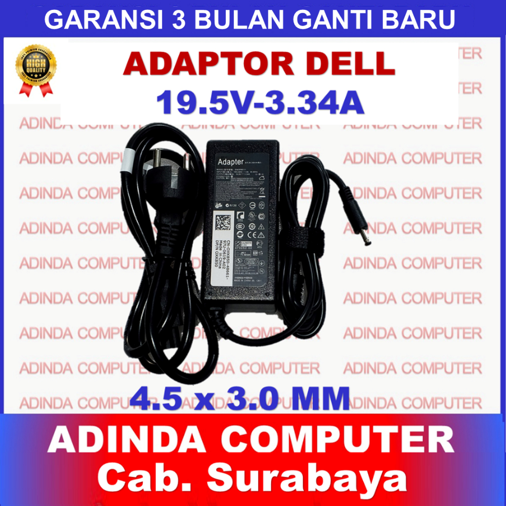 Adaptor Charger Dell Latitude 13 3379 7350