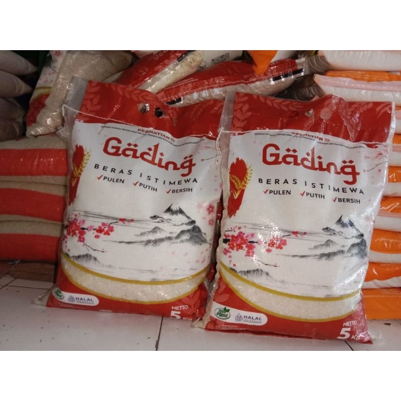 

BERAS MURAH BERAS GADING 5 KG TERJAMIN