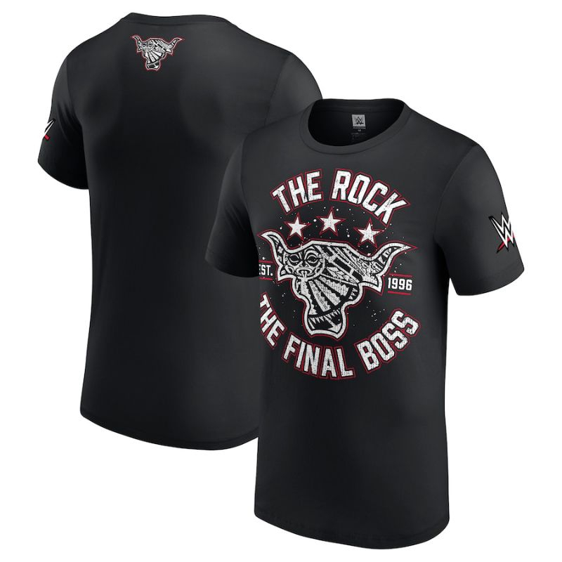 KAOS TSHIRT WWE THE ROCK FINAL BOSS