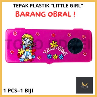 

(OBRAL / 1PCS= 1 BIJI -- MOTIF : LITTLE GIRL - PINK) TEPAK PLASTIK/ TEPAK PLASTIK MURAH/ TEMPAT PENSIL