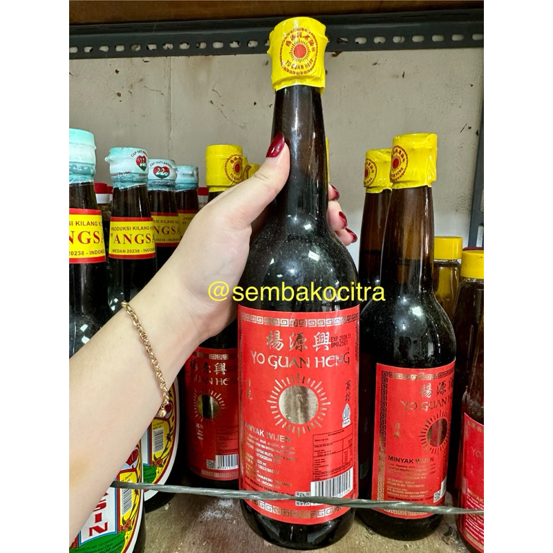 

Minyak Wijen YO GUAN HENG ukuran 620ml / MINYAK WIJEN BESAR / MINYAK WIJEN 620ml