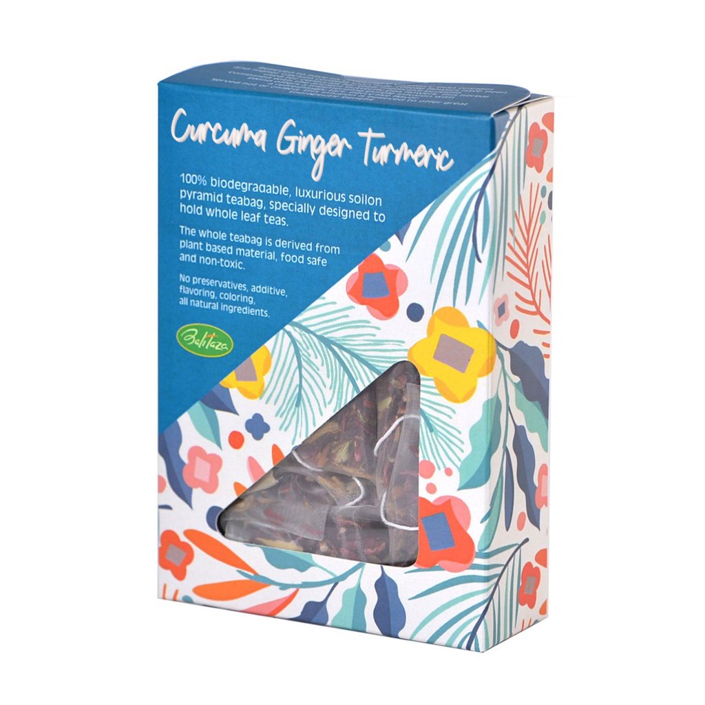 

Curcuma Ginger Turmeric - 10 TeaBags /box - Teh Jahe Kunyit Kurkuma