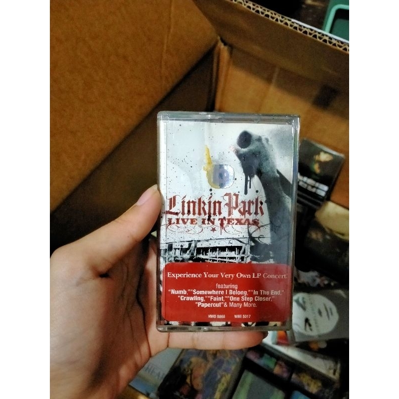 kaset pita linkin park live in texas